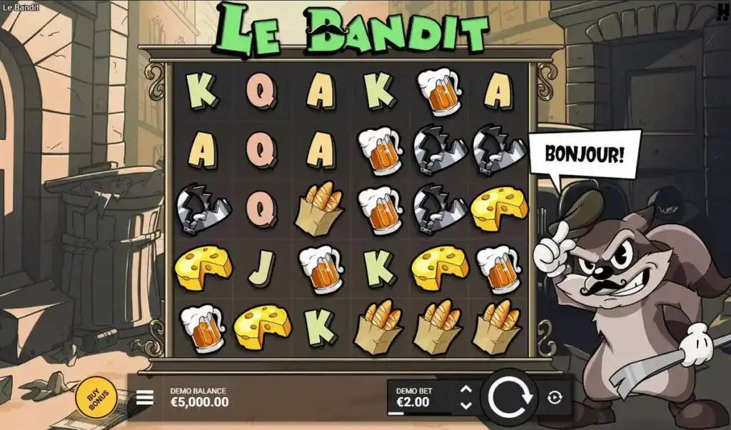 онлайн слот le bandit